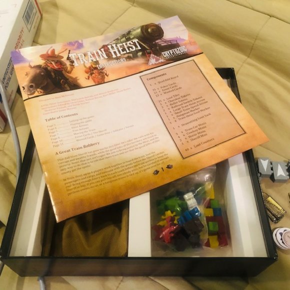 Vintage Board Game Train Heist 2017 Collector Quality - Picture 4 of 6